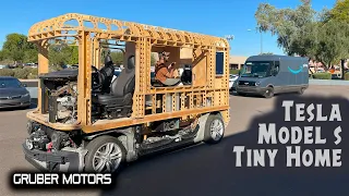 Tesla Model S Tiny Home Project