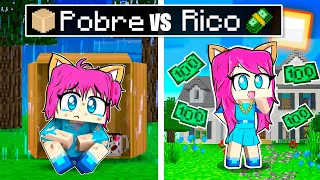 Miauzinha de POBRE a RICA no MINECRAFT!!
