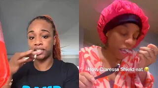 Fans Reenact Claressa Shields On Live Saying “Pap Is Upstairs” 