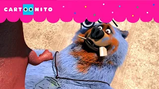 LOS MOMENTOS MÁS VIRALES DEL BOSQUE | GRIZZY & THE LEMMINGS | CARTOONITO