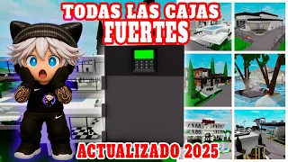 UBICACIÓN DE TODAS LAS CAJAS FUERTES DE BROOKHAVEN 😱 2025