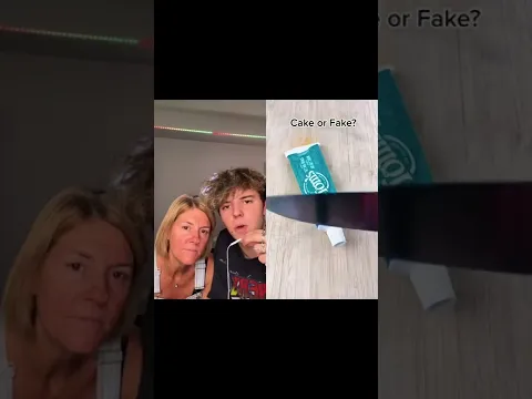 ⬆️ CAKE OR FAKE WITH MY MOM?🤨🎂