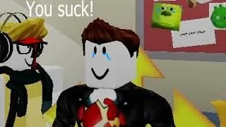 1v1 My little brother In Roblox Funky Friday pt 2