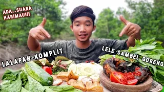 MAKAN LALAPAN DIHUTAN‼️NEKAT!‼️Tiba-Tiba Ada Suara Aneh‼️