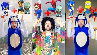 Super Mario + Spiderman and Zombie = Mario Animation