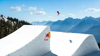 World’s Best Snowboarders vs 100ft Jump