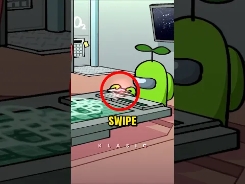 Why the Swipe Card task is actually impossible 💳 #amongus #shorts