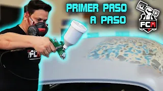 COMO APLICAR PRIMER O FONDO PARA PINTAR UN AUTO