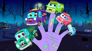 Đáng sợ xe cứu hỏa gia đình ngón tay và Hơn nhạc Halloween cho trẻ em