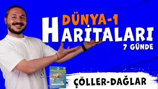Dünya dağlar ve çöller harita bilgisi çalışması 📌2026 GÜN1  (Kodlamalarla)