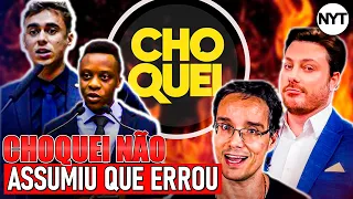 CHOQUEI FAZ PRONUNCIAMENTO BIZARRO, NIKOLAS FERREIRA, DANILO GENTILI E PETER JORDAN COMENTARAM