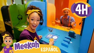 🕝4️⃣h ▸🎨La Fábrica de los colores 💜¡Hola Meekah!💜Amigos de Blippi | educativo para niños | 4 horas