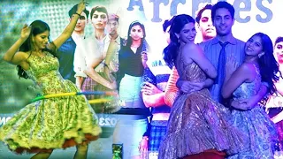 Shah Rukh Khan की बेटी Suhana Khan और The Archies की टीम ने जमकर किया डांस  | Lehren TV