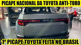 TOYOTA TERÁ A PRIMEIRA PICAPE NACIONAL, E SERÁ RIVAL DA FIAT TORO
