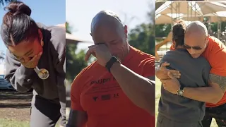 The Rock gives family $50,000 that lost daughter to cancer...*EMOTIONAL*