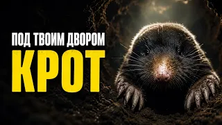 Крот: подземный инженер, который роет тоннели прямо под вашим двором! #животные