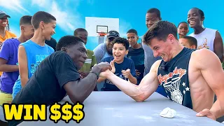 Beat Me At Arm Wrestling And Win $100