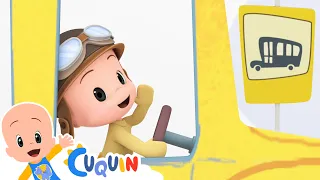 Las ruedas del bus 🚌 Canción infantil y música para bebés con Cleo y Cuquín