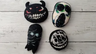 Crafting Roblox Doors (Rush, Ambush, Halt, Dupe) with ASMR Needlefelt Art