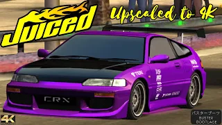 Juiced! on PC up-scaled to 4K: The Mighty CR-X!