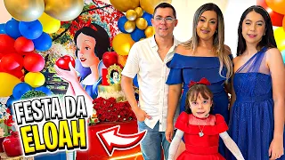 FIZEMOS UMA FESTA DE ANIVERSÁRIO DA BRANCA DE NEVE PARA ELOAH !