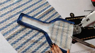 Beautiful Neck design cutting and stitching।Kurti neck design cutting and stitching।