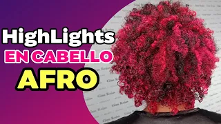Mechas en cabello afro SIN DAÑAR EL RIZO #CurlyGirlVenezolana