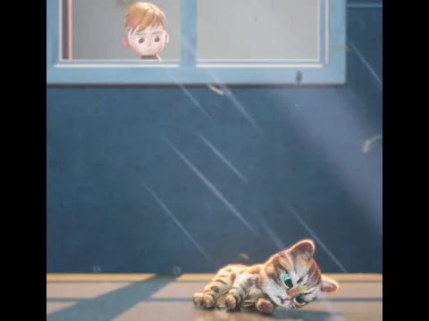 「パズにゃん/Kitten Match」Little Baby Found Shivering Cat