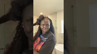 Nyadollie is live! Doing my hair curling it 
