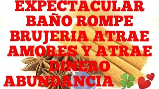 PODEROSO BAÑO ROMPE BRUJERIA Y ATRAE AMORES💕 DINERO Y FORTUNA🍀 LA BUENA ESTRELLA⭐ LLEGARÁ A TU VIDA
