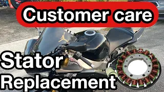 Change Your Kawasaki 636 Stator In 15 Minutes |Customer Care|