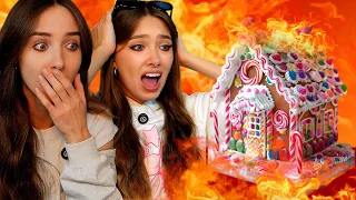 BUILDING GINGERBREAD HOUSE *everything went wrong*