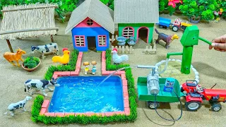 tractor making mini water pump science project //