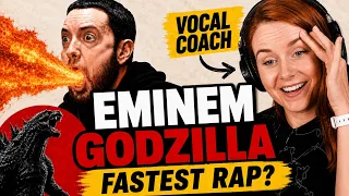 The Fastest Rap I’ve Ever Heard! | Vocal Coach Discovers Eminem’s 'Godzilla' ft. Juice WRLD