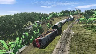 Mengevakuasi Kereta Api Anjlok Dari Rel