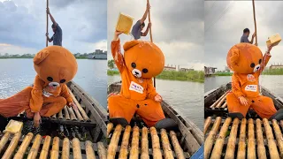 Teddy যখন নৌকার মাঝির সাথে নদীর মাঝখানে দুষ্টামি করে🤣🤣❤️