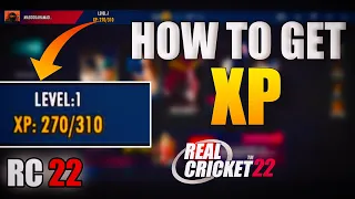 🔥 Real Cricket 22 How To Get XP, Full Explanation, Rc 22 How To Increase Game Level !
