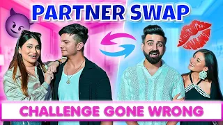 Partner Swap Challenge Gone Wrong🤯 End Mein Ho Gayi Fight​⁠😐 @tanshivlogs