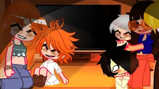 One piece reacts to Nami as Emma and Emma as Nami.🥩🧡⚫⚪