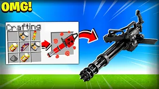 Minecraft, But You Can Craft EPIC Guns...