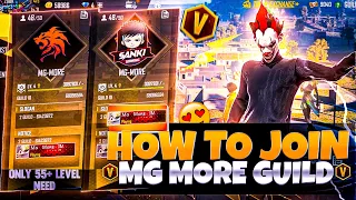 HOW TO JOIN GUILD | FREE FIRE GUILD JOIN | HOW TO JOIN 'V' BADGE IN FREE FIRE | FF GUILD JOIN