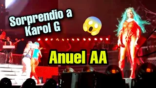 Anuel AA llegó de sorpresa en el concierto de Karol G e intento Besarla 😱🎶 #karolg #concierto