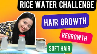 30 Days Rice Water Challenge : Rice Water for Hair Growth Long Thick Hair | 2023