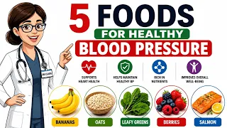 5 Foods That May Help Support Healthy Blood Pressure Naturally | Heart Healthy Foods #healthtips 