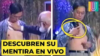 Desenmascararon su farsa en vivo y en directo…