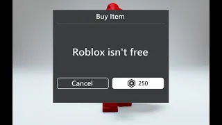 If roblox isn't free 😳😥