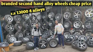branded second hand alloy wheels mayapuri scrap market Delhi #viral #youtubeshorts #shorts