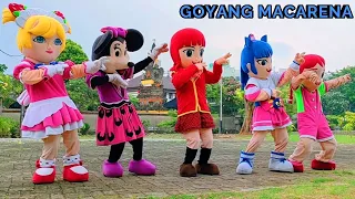 Badut Lucu Joget TikTok Macarena Mashup Tik Tok Viral Badut-badut Minnie Mouse Miya Chang'e Sakura