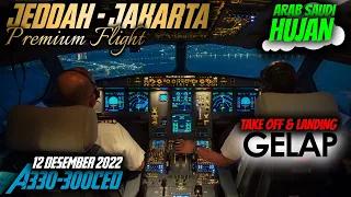 PENERBANGAN UMROH LION AIR JEDDAH KE JAKARTA | HUJAN DI JEDDAH ARAB SAUDI