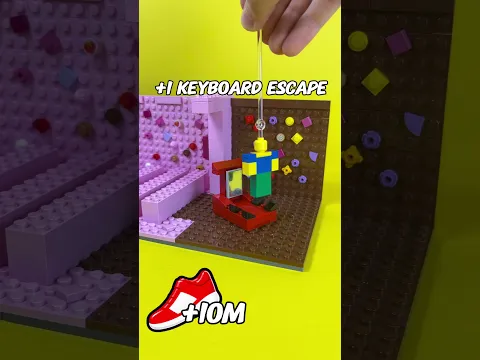 LEGO Roblox +1 Speed Keyboard Escape #roblox #lego #shorts